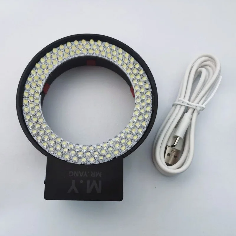 M.Y 현미경 조명 144LED 링 라이트 (70Ultra Zone 조명용) 휴대폰 수리 현미경 조명을 위한 밝기 조절 가능