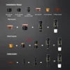 New Electric Small Wireless Heating Pump Pressure, Suitable for Car and Home Camping, Three in One Capsule Powder Travel 5
