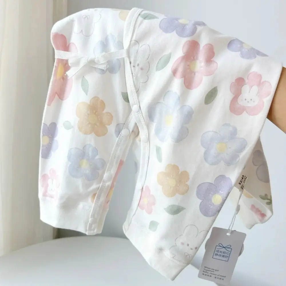 Toddler Wear Soft Baby Jumpsuit Button Design Cartoon Pattern Infant Romper Cute Printed Cotton Newborn Onesie Newborn Baby