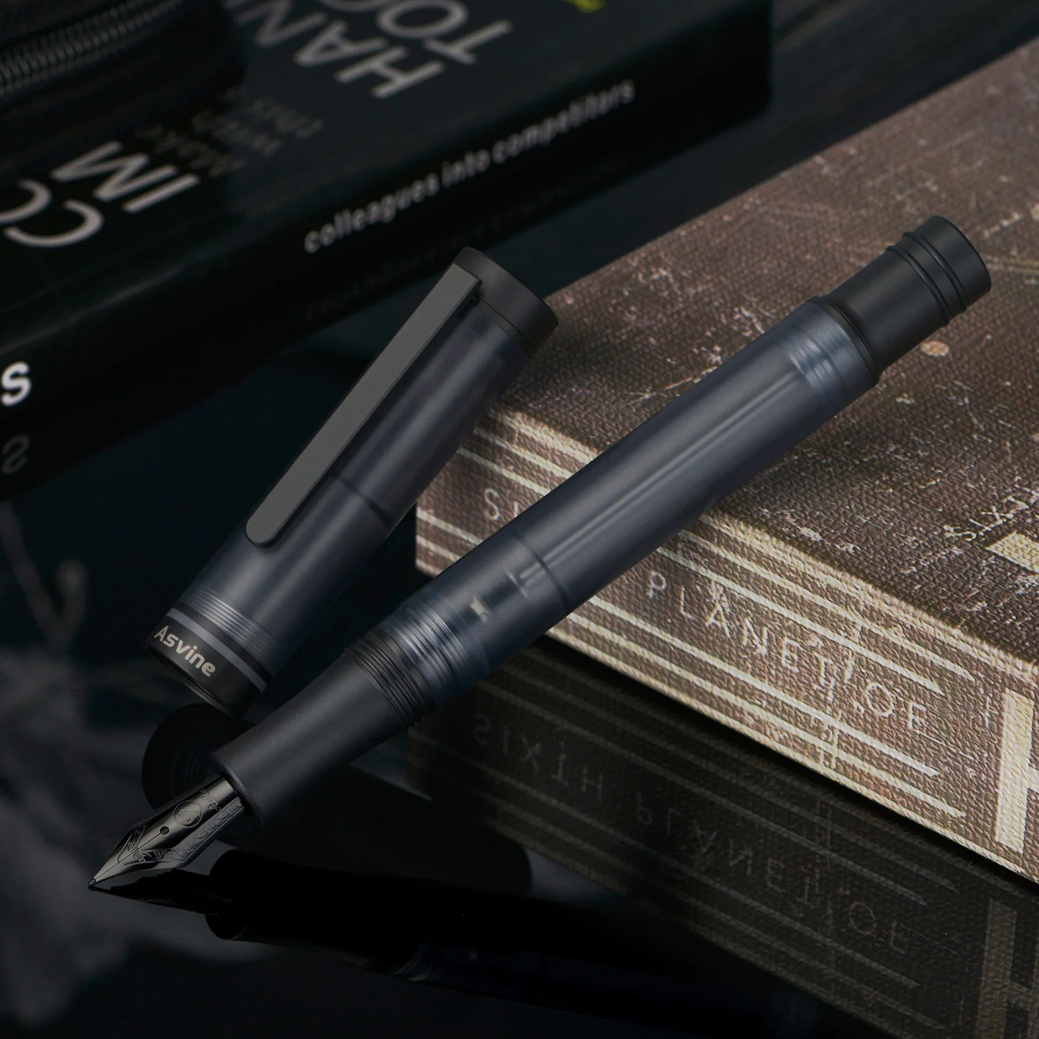筆記具 Asvine V200 EF BOCK Amazon.com : Asvine V200 Titanium Fountain Pen Vacuum