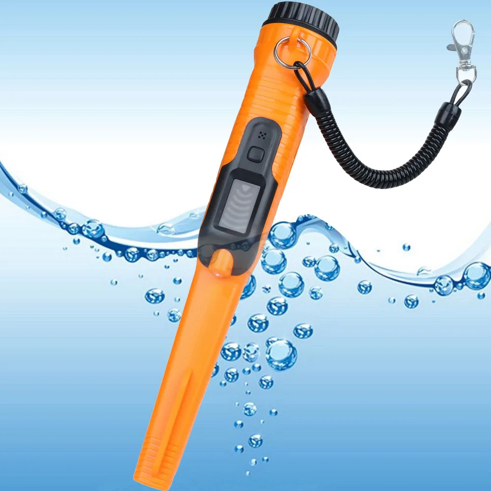 Waterproof Handheld Pinpointer Metal Detector with LCD Display,High Sensitive Underwater Pin Pointer,3 Modes Portable Pinpointer 3