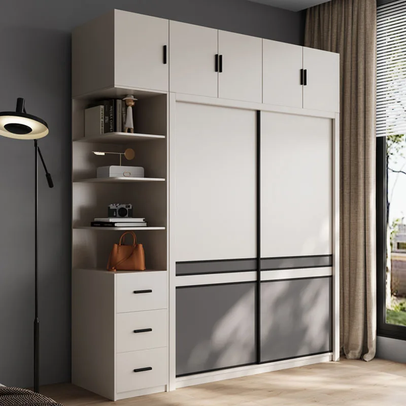 

European Bracket Wardrobes Large Size Installing Assembled Racks Bedroom Hanging Closet Plate Guarda Cristaleira Hotel Furniture