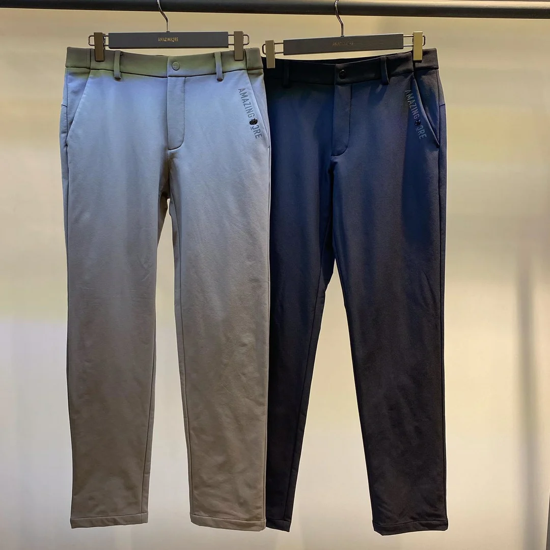 

Men's Golf Pants 2023 Spring/Autumn Thick Trousers Fashion Outdoor Sports Straight Pants M622464