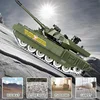COOLBANK 1/18 2.4G RC Tank Russian Armata T-14 Remote Control Main Battle Tank Model WWII Tank RC Military Vehicle Model For Boy 4
