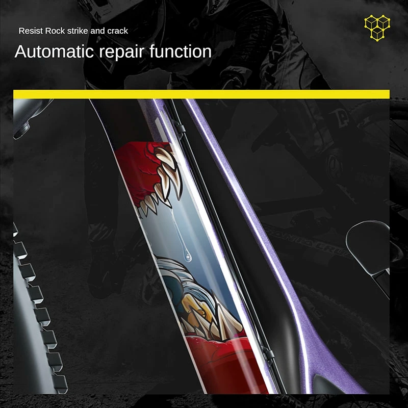 ENLEE TPU 자전거 프레임 보호대 안티 스크래치 자전거 보호 필름 자전거 보호대 두꺼운 스티커 강력한 업그레이드 된 소재