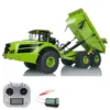 XDRC 6X6 1/14 RC Hydraulic Articulated Truck Radio Control Dumper Model Servo Motor ESC Assembled and Painted Toys Gift TH21416 1