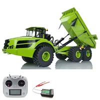 XDRC 6X6 1/14 RC Hydraulic Articulated Truck Radio Control Dumper Model Servo Motor ESC Assembled and Painted Toys Gift TH21416 1