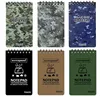 Tactical Stone Paper Waterproof Notebook Write in the Rain Pocket Spiral Notebook All-Weather Memo Pad Military Notepad Outdoors 6