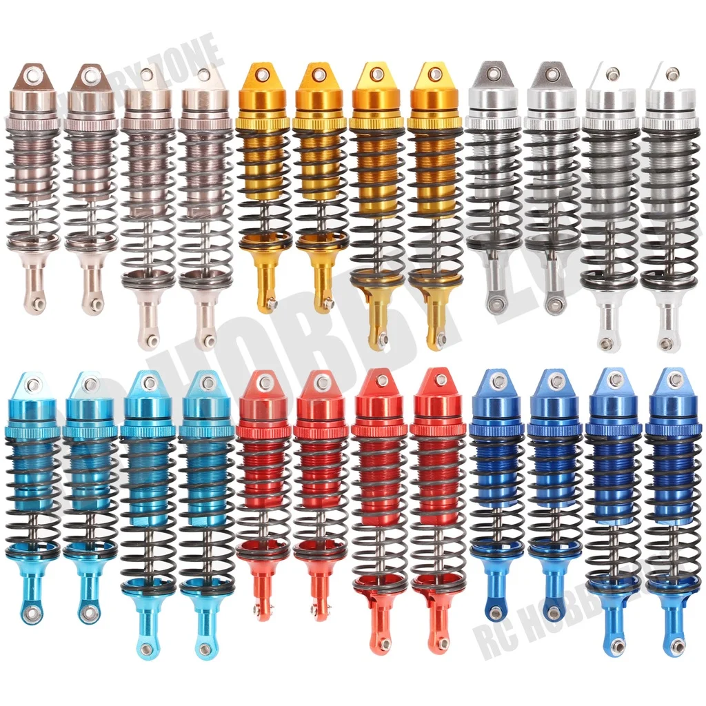 

Aluminium Alloy Shock Absorber Assembled Big Bore Shocks Front & Rear for 1/10 Traxxas Slash 2WD 4x4 RC Car Truck Short Course