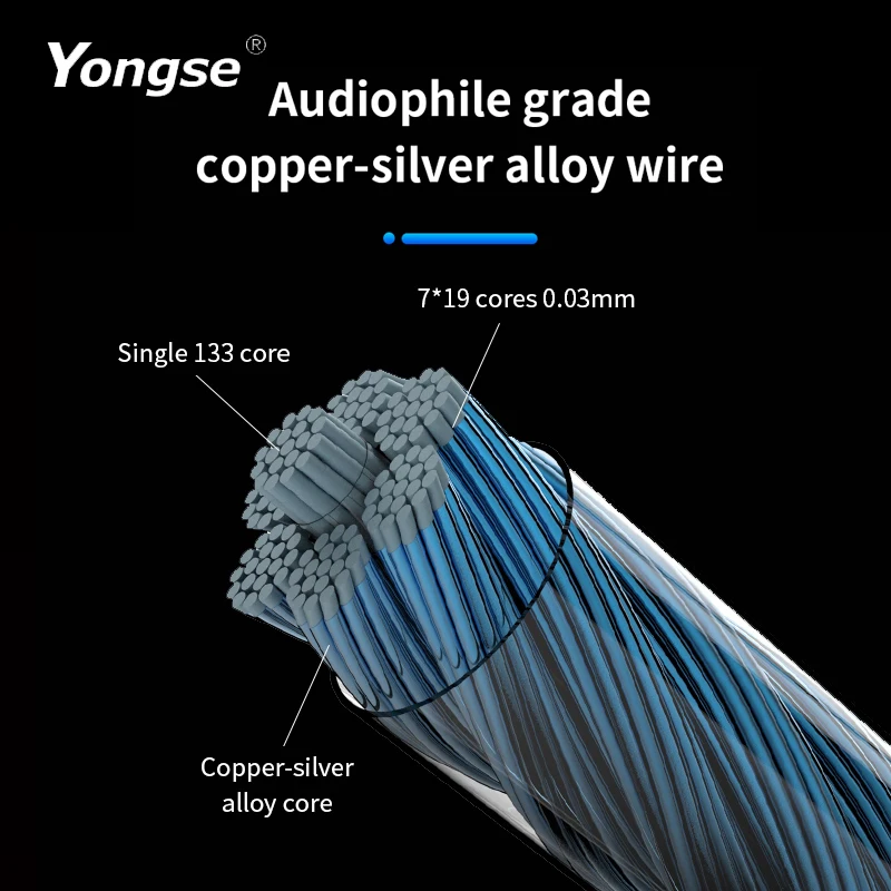 YONGSE Y01 Light-ning to 3.5mm/4.4mm Chip C100 Earphone Amplifie Digital Decoder Cable OTG DAC Adapter dac cables earphone cable dac audio cable audio amplifier usb adapter converter
