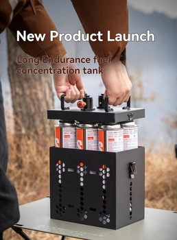 CAMPINGMOON BKZ63 Six Supply Two Fuel Storage Camping Stove Cooking RV Heating Long Range Supply Storage 1