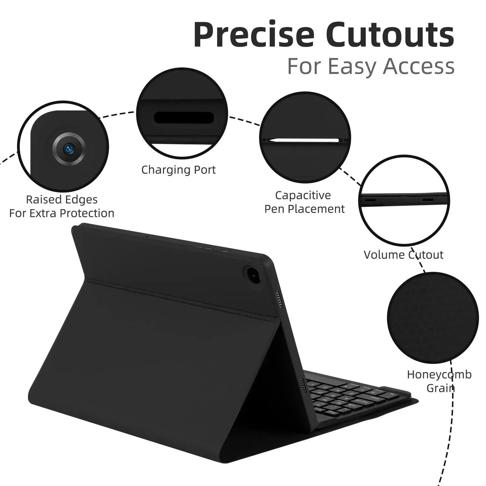 Illuminated Keyboard Case with Adjustable Backlighting