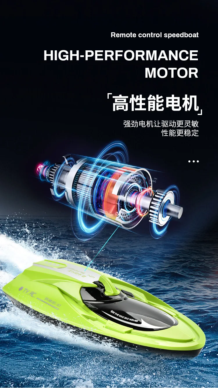 LED 조명이 달린 듀얼 고속 Rc 보트, 1/24 전기 요트, 어린이용 수영장 경주, 여름 물 장난감, 상호 작용 놀이, 신상