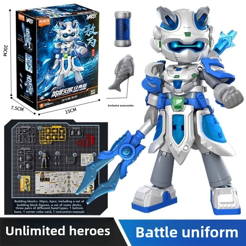 本物のヒーロー-関節式おもちゃ,6耳,bu zhao yun,クリエイティブギフト