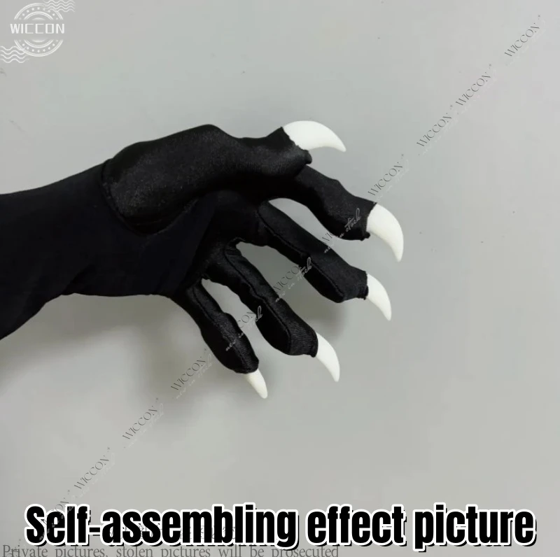 Anime Husk Cosplay Kostüm Wig Perücke Gloves And Claw Assembled Hazbin Cosplay Hotel Daemon Suit Prop Woman Man Set 24