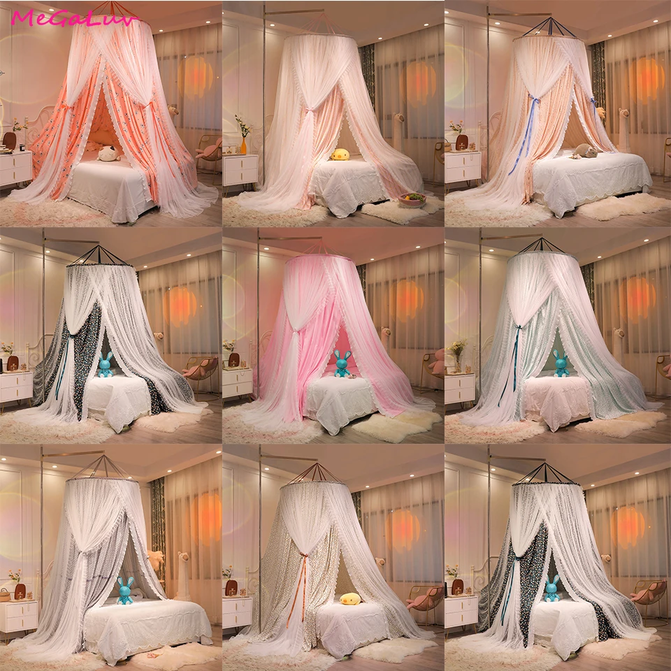 

Family Bedroom Repellent Tent Insect Curtain Foldable Net Living Room Bedroom Mosquito Net Hanging Tent Bed Canopy Mosquito Net