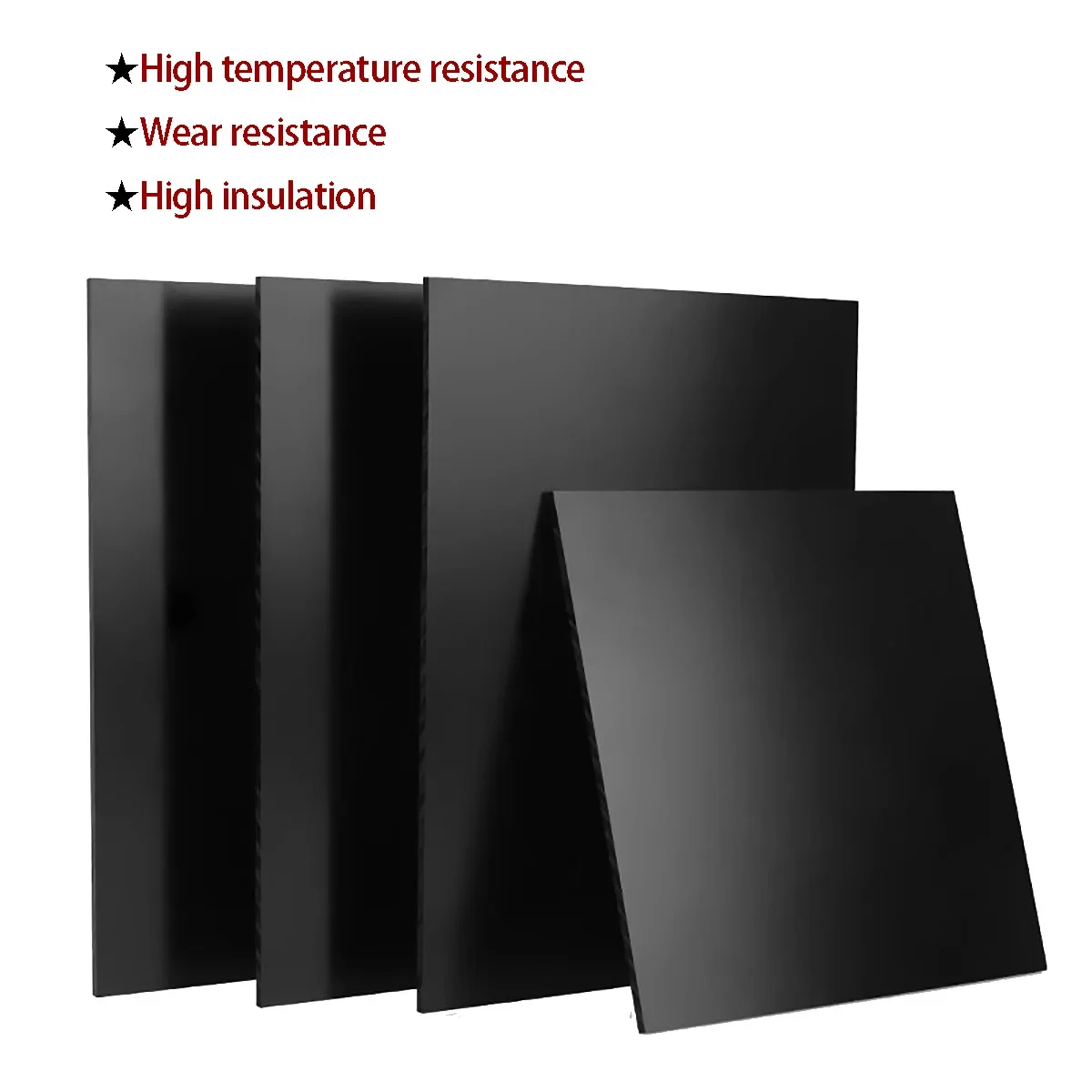 Phenol-Laminatplatte Schwarze Elektrische Isolierplatte 3/4/5/6/8/10/12/15/20mm Dicke – Detail 4
