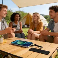 Chargeur solaire 5W 5V type-c, panneau de batterie externe Portable pour téléphone, appareils USB, caméra de sécurité, Camping, panne de courant d'urgence, sauvegarde 2