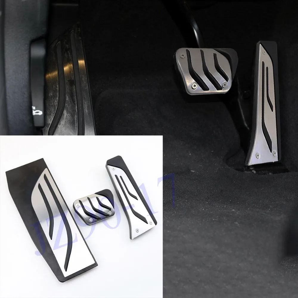 

Car Antiskid Pad Non-Drilling Brake Gas Footrest Modify Pedal Plate Pad AT For BMW New 1 2 3 4Series F20 F21 F22 F30 F31 F32 F36
