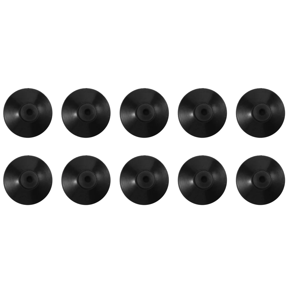 

10 x Black rubber 27mm Suction Cup Clip Sucker For Aquarium Fish Tank Pump