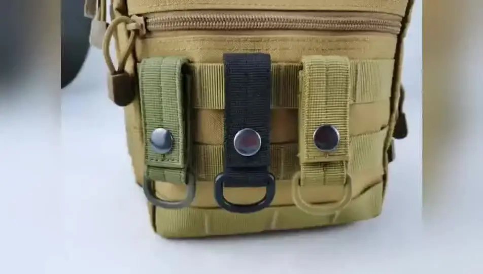Moschettone con gancio per cinghie da 1 pezzo - Gancio per cinghie in nylon, moschettone con gancio per cinghie multifunzionali | Portachiavi, cinturini in nylon, clip da cintura portatile con attrezz