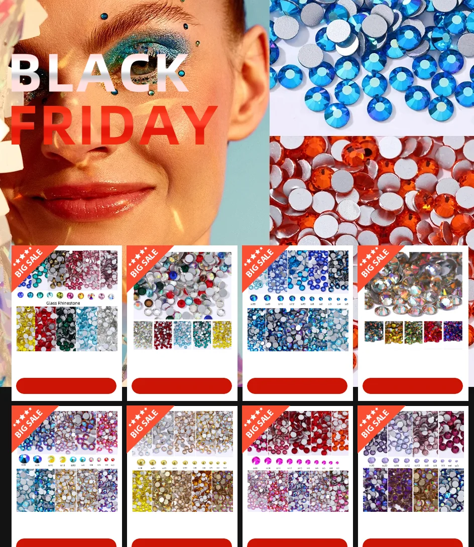 3-5mm New Solid Jelly Candy Neon Non Flatback Resin Rhinestones in Bulk Package For Nail Art Strass