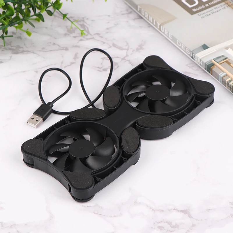 

New 1Pc Portable Folding Radiator USB Port Mini Black Octopus Notebook Fan Cooler Cooling Pad For 7-15 inch Laptop Cooling Pad