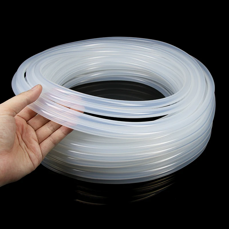 1~10m Food Grade Silicone Tube Peristaltic Pump ID 0.5 ~ 25.4mm Transparent High Temperature Corrosion Resistant Laboratory Hose