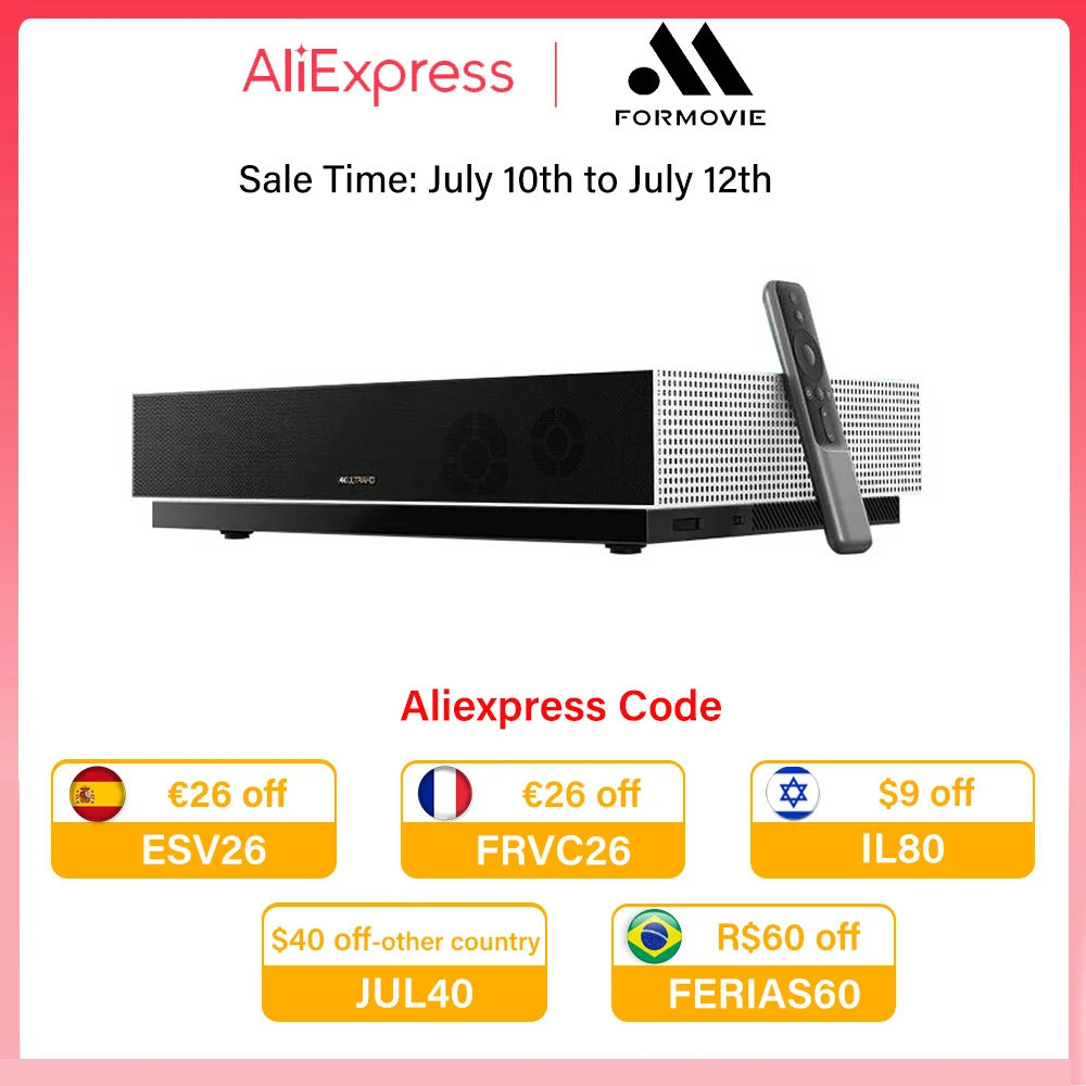 Formovie C2 4K Laser Projector Cinema 2 Laser TV Projector Smart Home