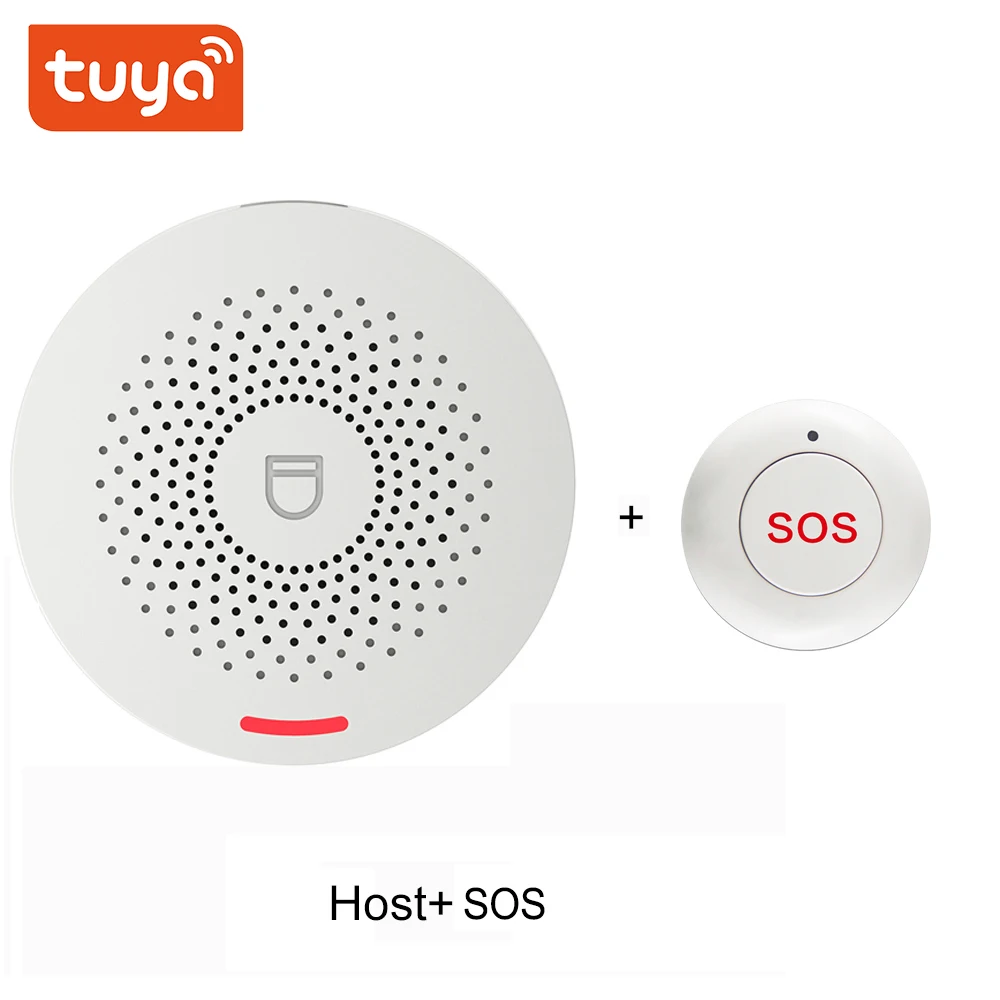 Tuya Smart Home Security Alarm System Hub Kit ,Host with sound function, support Google and Alexa，Smar Life App 