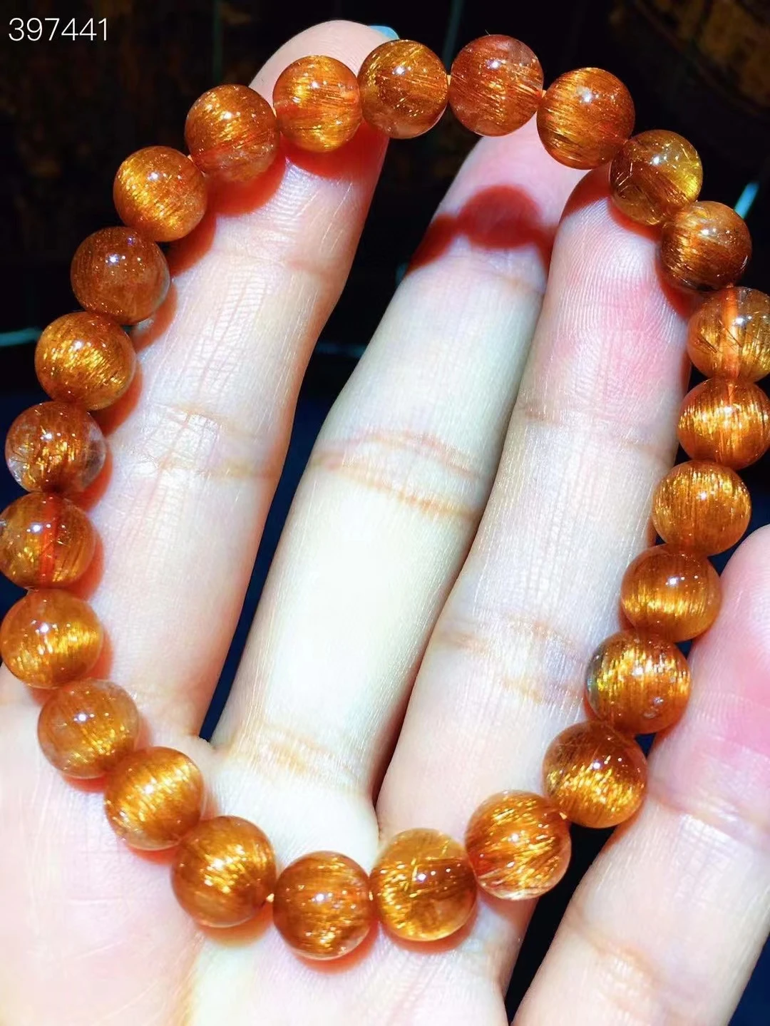 

Браслет из натуральной меди с круглыми бусинами, 7,7 мм