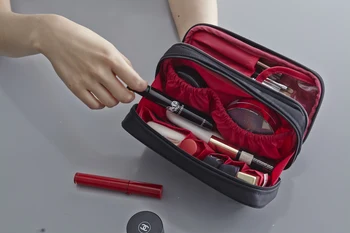 Borsa da Viaggio per Trucchi, Pochette Cosmetica da Donna, Beauty Case, Organizzatore per Trucchi alla Moda, Borse per Cosmetici