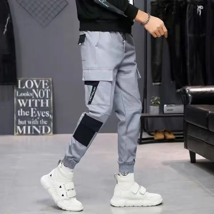 

Multi-Pocket Men's Casual Pants Military Tactical Joggers Cargo Pants Outdoor Hiking Trekking Sweatshirt Men's Hip Hop Bottom