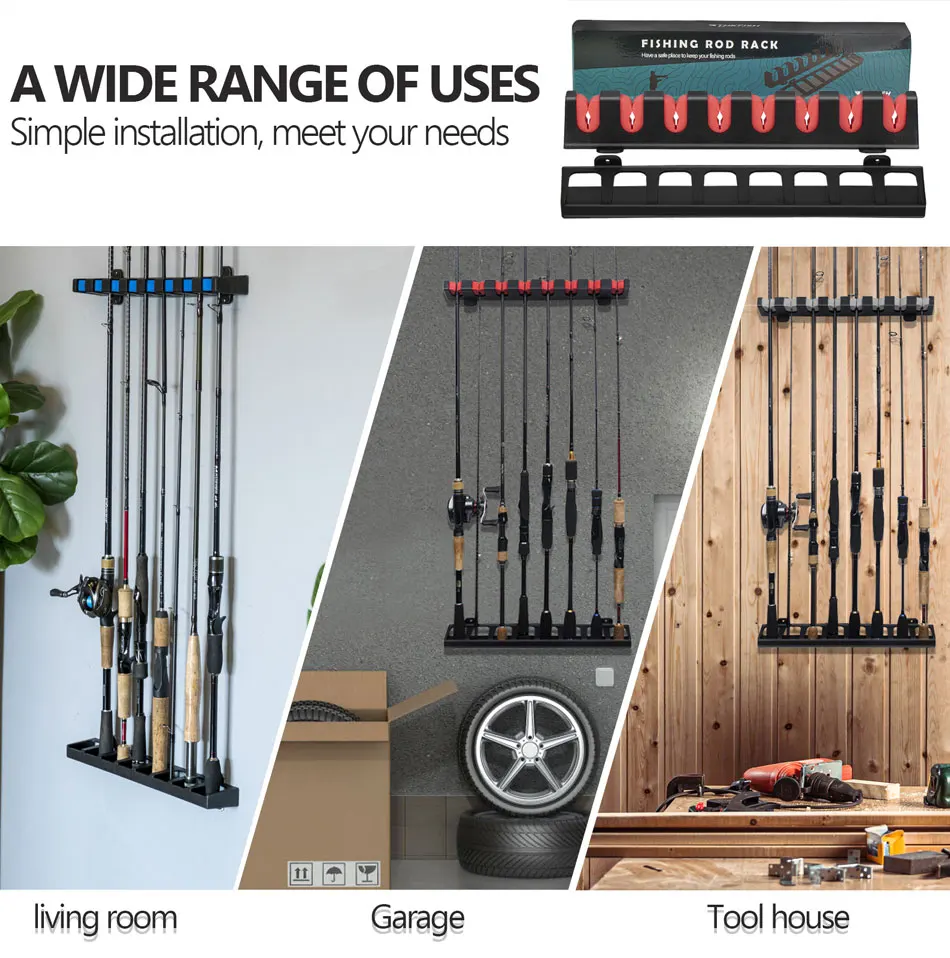 Для Удочки Держатель  Fishing Pole Holders Garage - Fishing Tools