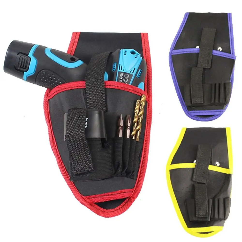 Screwdriver Rechargeable Waist Belt Multi-functional Tool Bags Electric Drill Bag Drill Holder Tool Pouch Bag