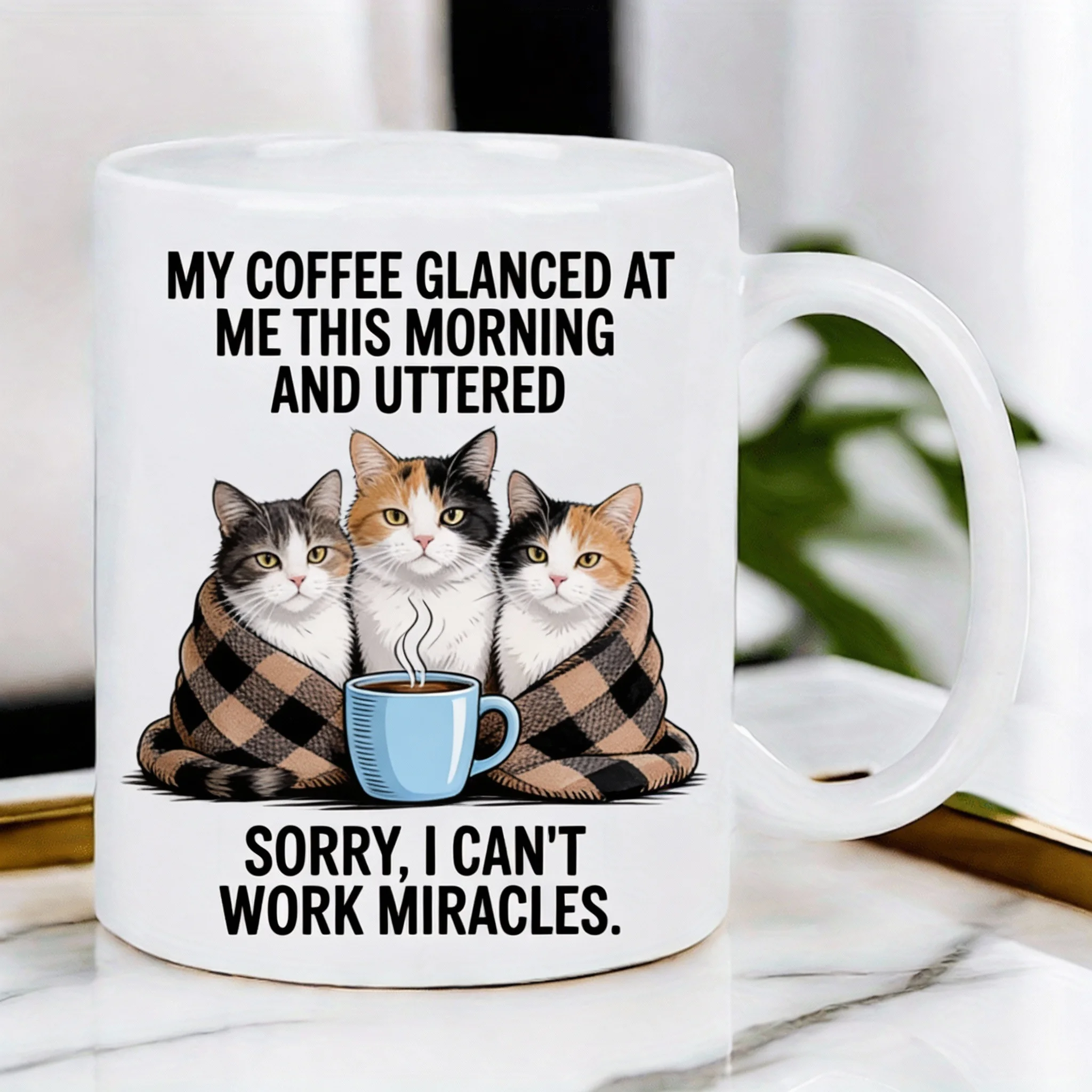 Lustige Tasse Sorry I Do Not Do Miracles Geschenk Für Katzenfreunde_voghion.com