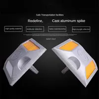 Reflective Pathway Marker Lamp Pavement Markers Lights Driveway Marker Outdoor Commercial Road Highway Pavement Reflector 2