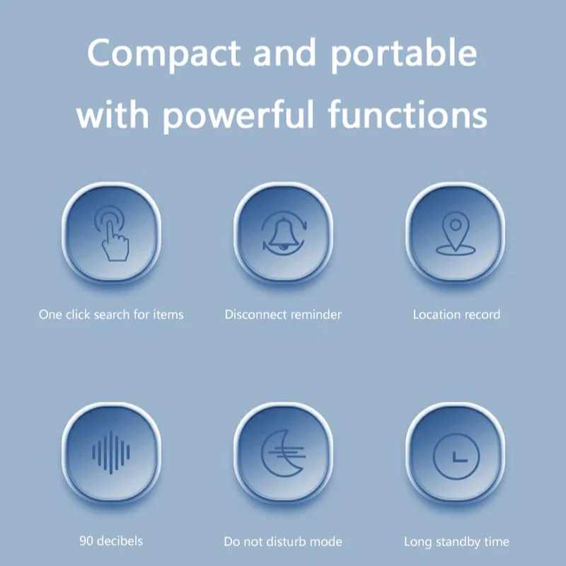 Xiaomi Smart Key Finder Locator GPS Tracking Device Bluetooth Anti Lost Tag Alarm Reminder Works With IOS&Android For Find Pets 5
