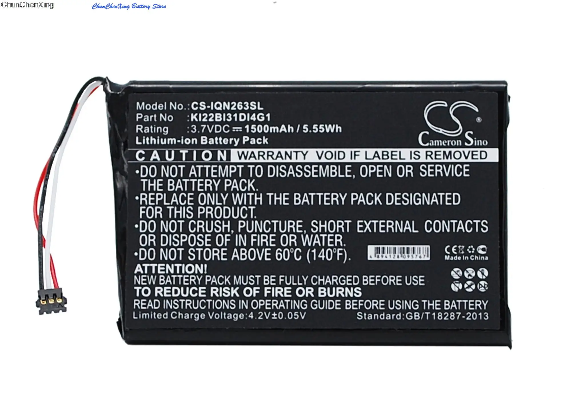 Cameron Sino 1500Mah Batteria Muslimper Garmin 2689Lmt 6 Pollici, Nuvi 2639Lmt 6 Pollici