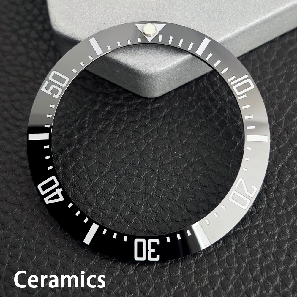 Premium Ceramic/Aluminum Watch Bezel Insert - High-Quality Mechanical Accessory
