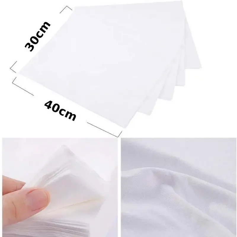 50Pcs 30x40cm Disposable Microfibre Electrostatic Floor Cloths Dusting Cloths Dry Duster Mop Pads Floor Cloth Refills
