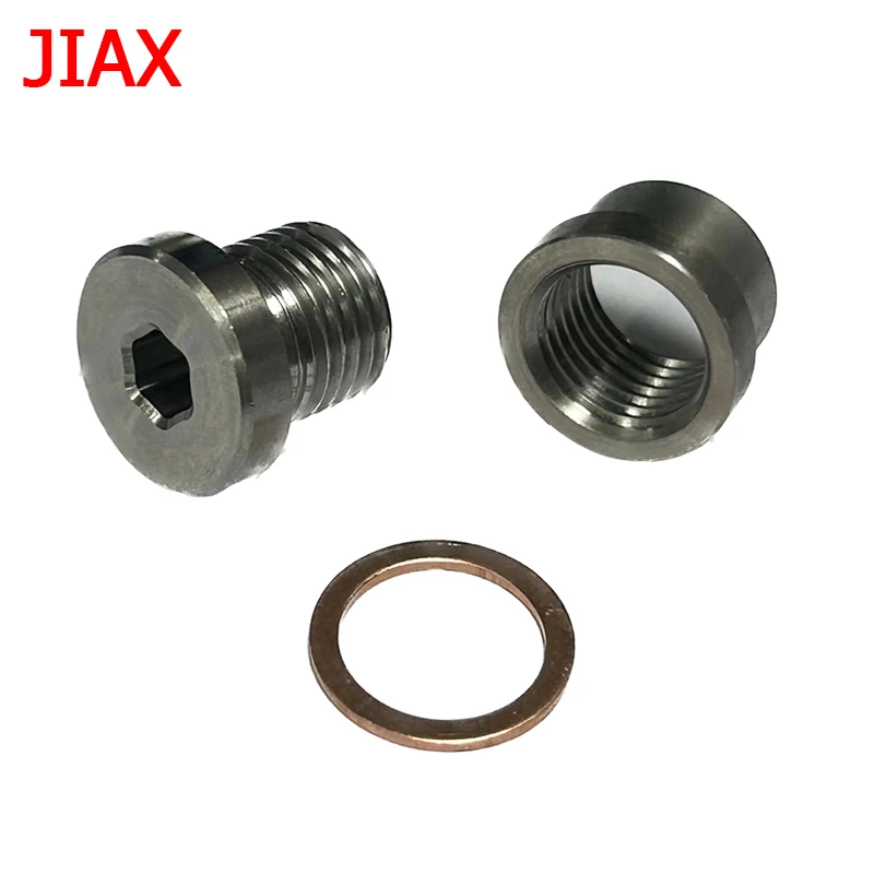 SLAHAJ Adaptateur Sonde Lambda Kit De Bouchon Et D'écrou M12 X 1,25 En