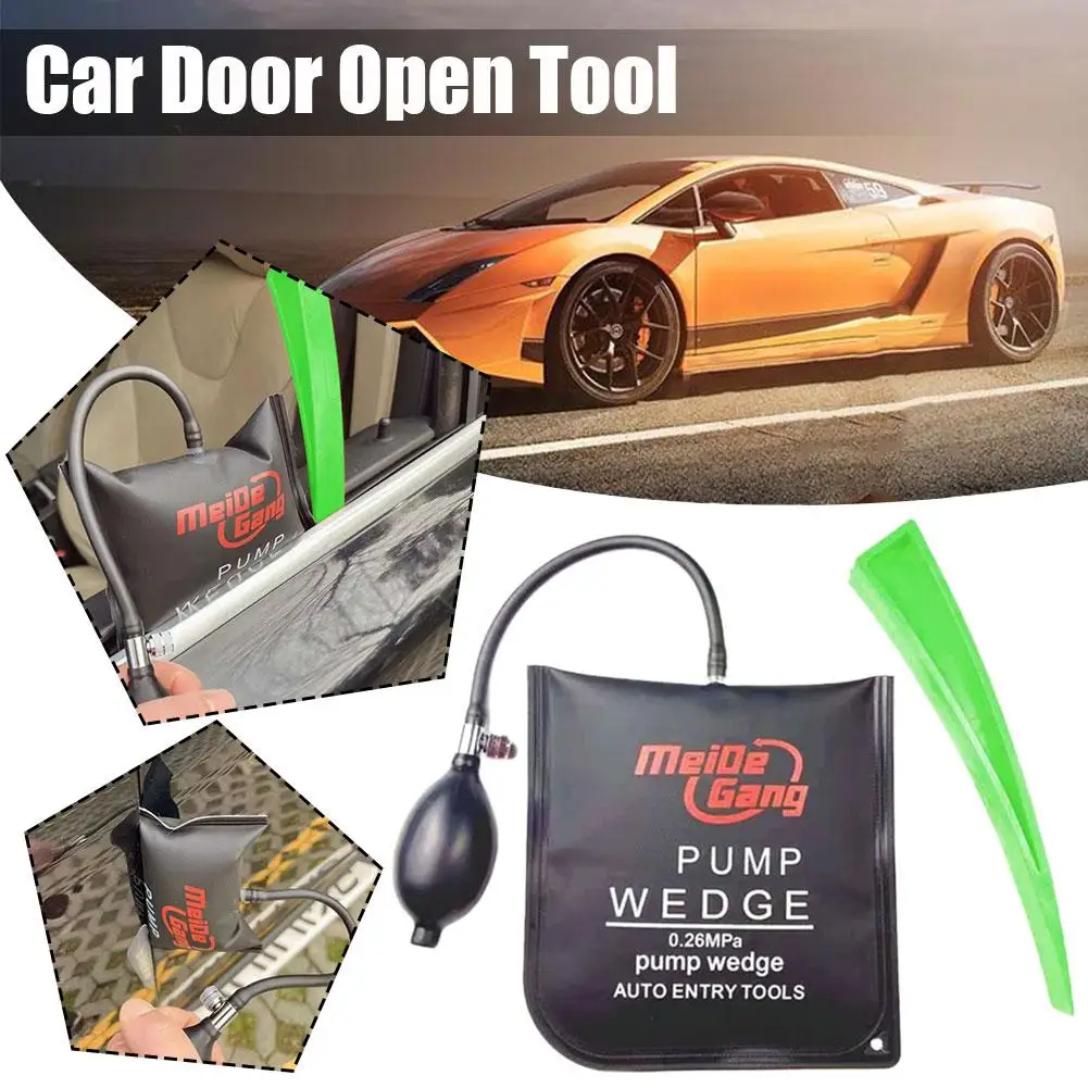 Universal Car Door Open Tool For Key Lock Out Emergency Tool Kit Unlock Air Pump Car Door Open Tools W3Y6
