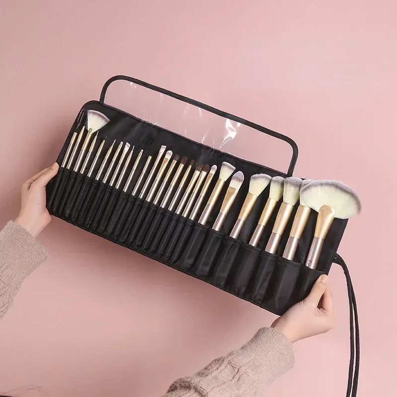 Makeup Artist Women Cosmetic Brush Bag Travel Organizer Makeup Brushes Storage Bag Fold Portable Beauty makeup organizer cosmetic bag storage bag cosmetic storage bag makeup bag cosmetic case
