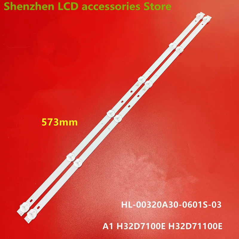32inch LED Light bar 6LED 573MM 6V for HL-00320A30-0601S-03 A1 H32D7100E H32D71100E led video light,bike light,mini led video light