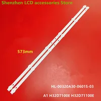 FOR 32inch LED Light bar  HL-00320A30-0601S-03 A1 H32D7100E  H32D71100E  6LED  573MM  100%NEW    6V 1