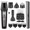 WAIKIL Professional Men's Electric Hair Clipper Set Hair Trimmer Five in One Beauty tools USB Charging Cordless Digital Shaver 5