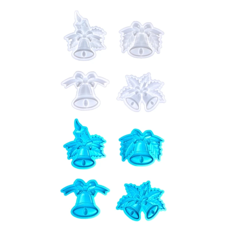 

Y1UB Silicone Mold for Christmas Tree Pendant Christmas Resin Mold Holiday Decor Hanging Pendant Epoxy Mold DIY