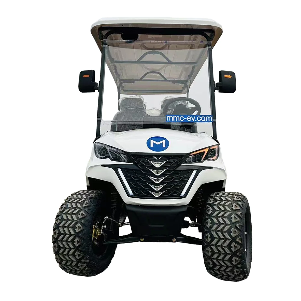 태양광 패널 골프 카트, 48, 60, 72V 리튬 배터리, 150W, 2, 4, 6 인승 리프트, 오프로드 사냥 골프 카트, 도매