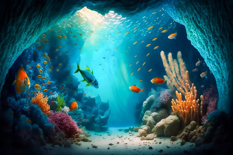 8x8ft Ocean Fish Underwater World Photography Backdrop LV-476 (only 1) –  Dbackdrop